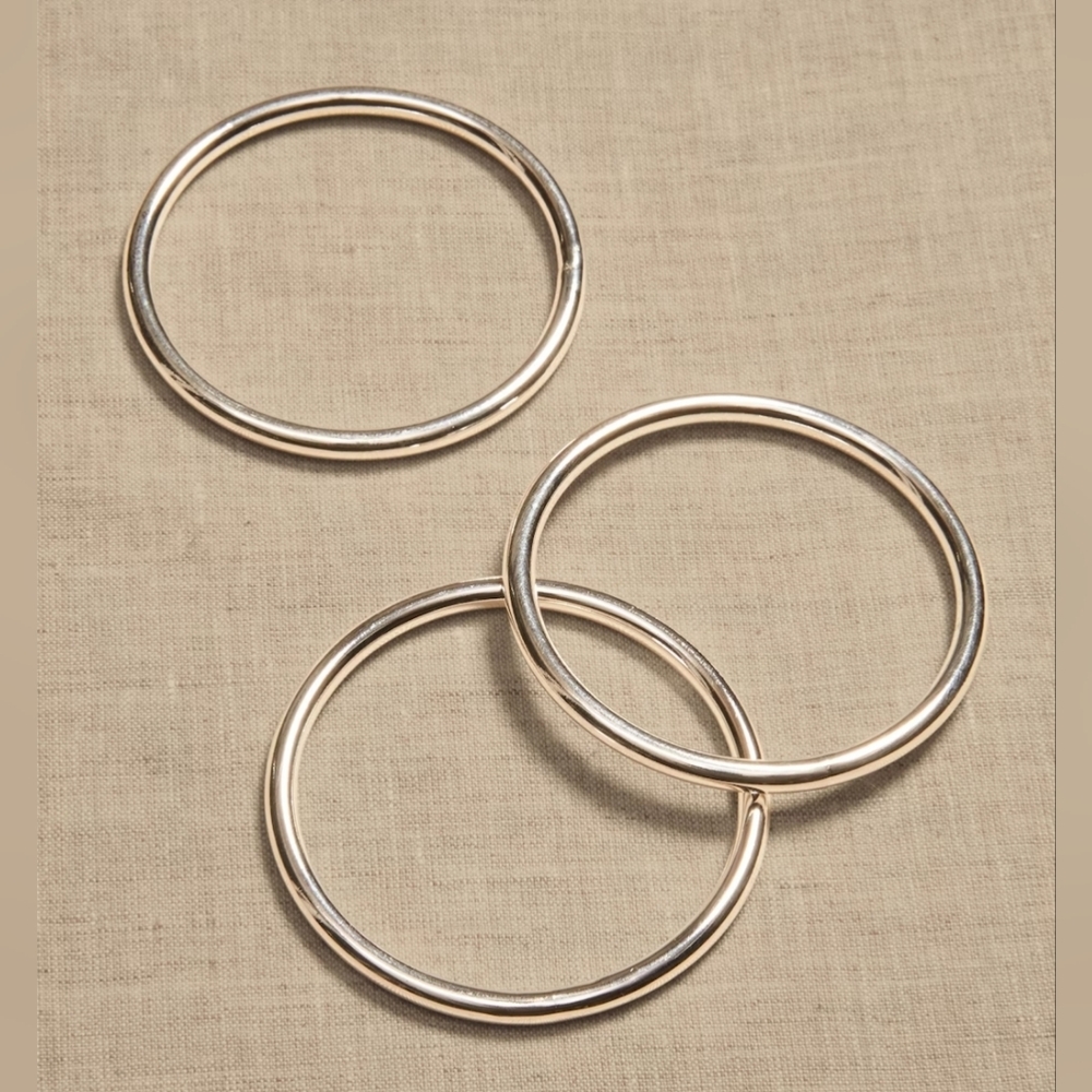 NWT Ravena Triple Bangle Set by Aureus + Argent in Silver